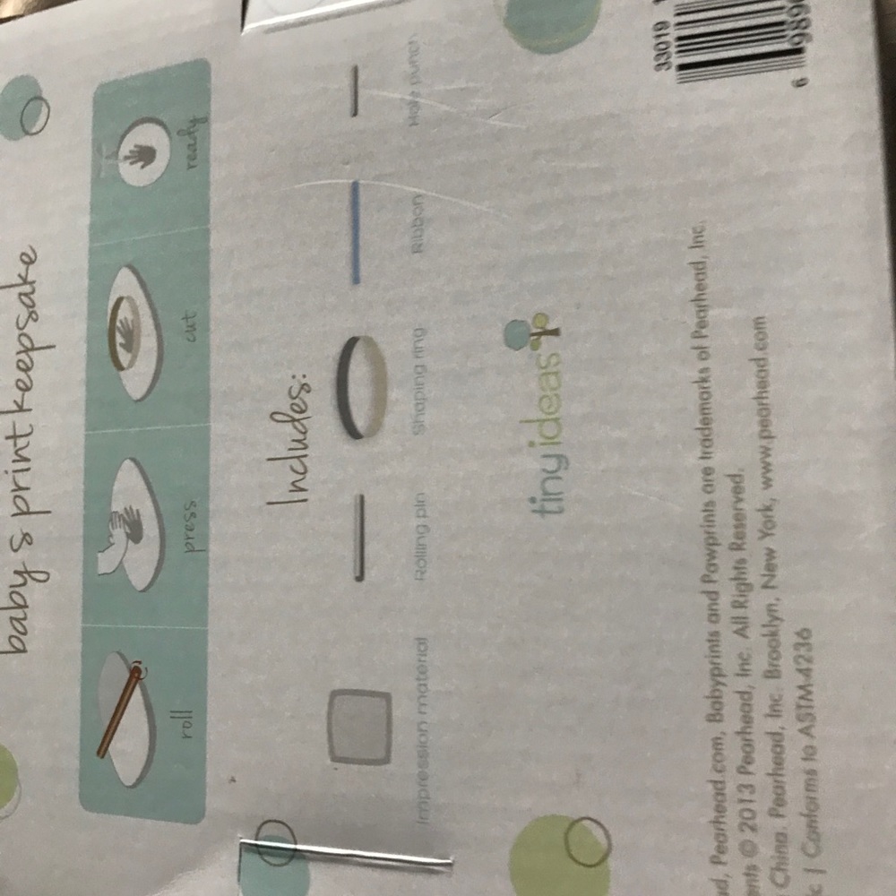 - Pearhead baby’s print keepsake, in box - Picture 4 of 5